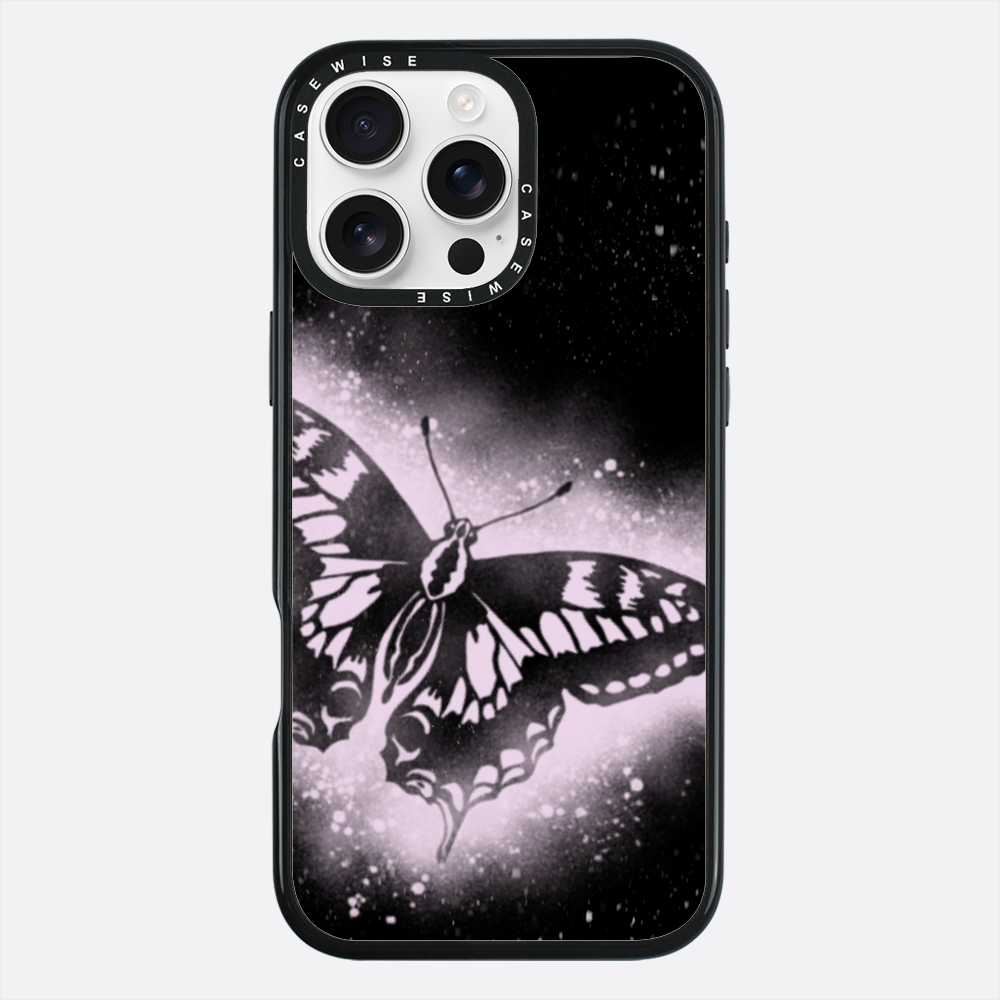 Motyl Różowy Tusz - Etui
