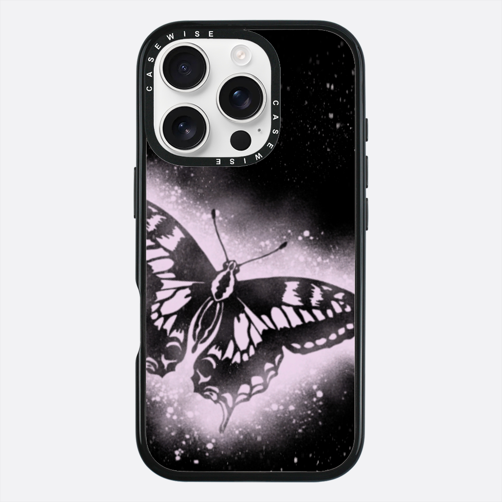 Motyl Różowy Tusz - Etui