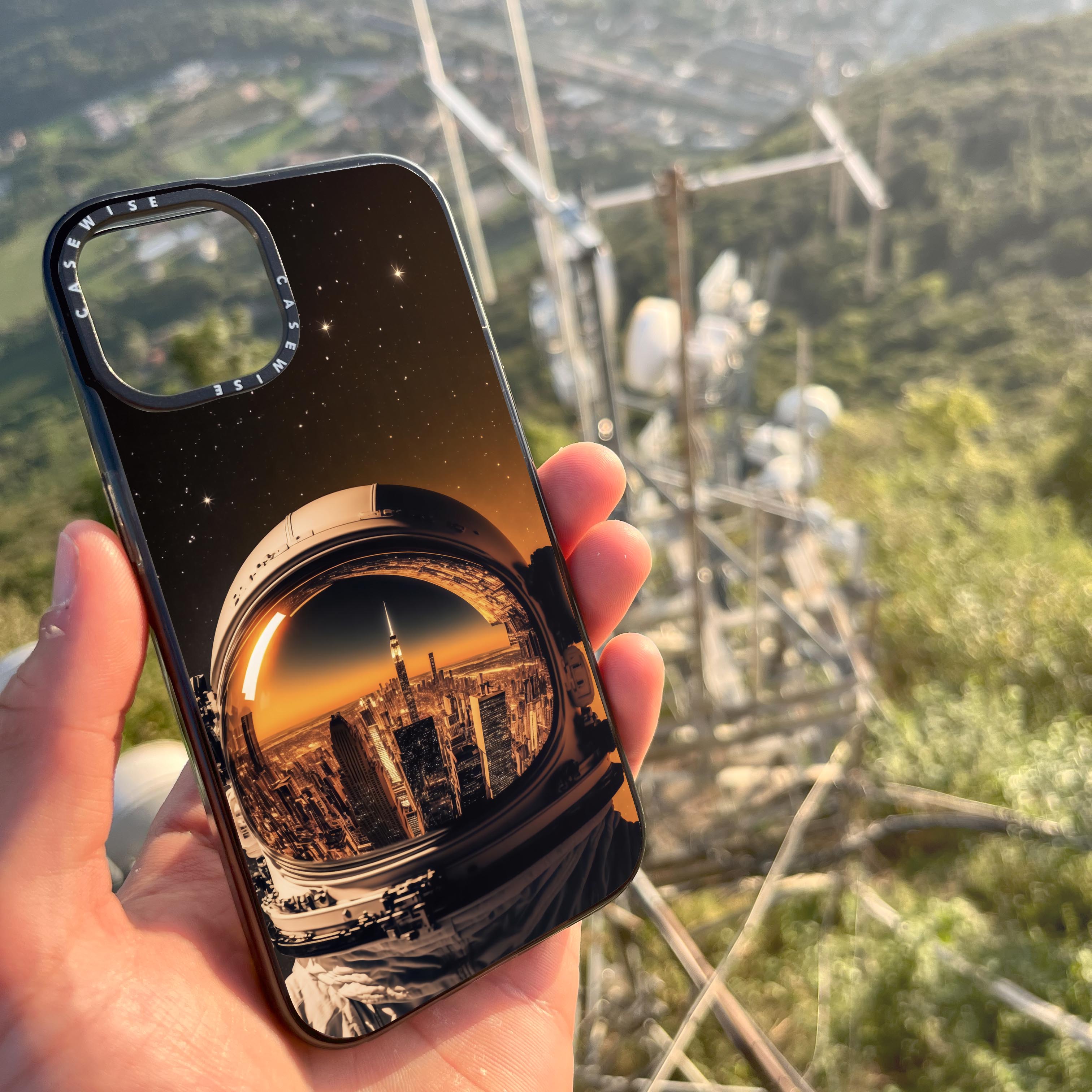 Astronauts Home City Visor - Etui
