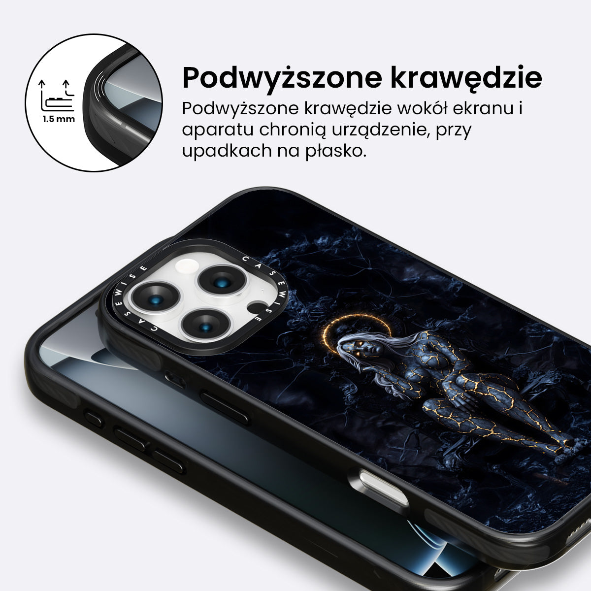 Gotycka Złota Królowa - Etui