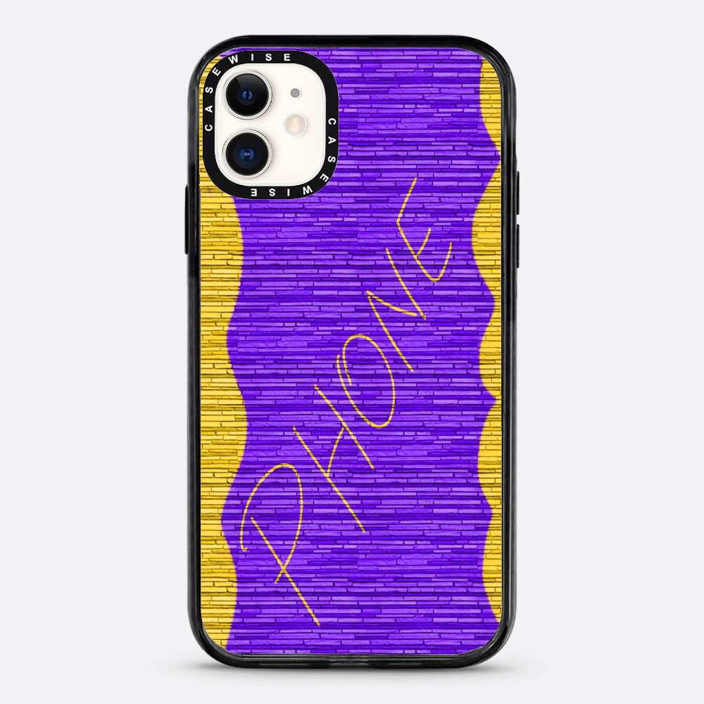 Ściana z napisem Phone - Etui