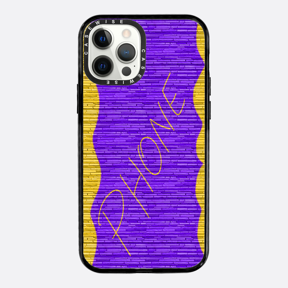 Ściana z napisem Phone - Etui
