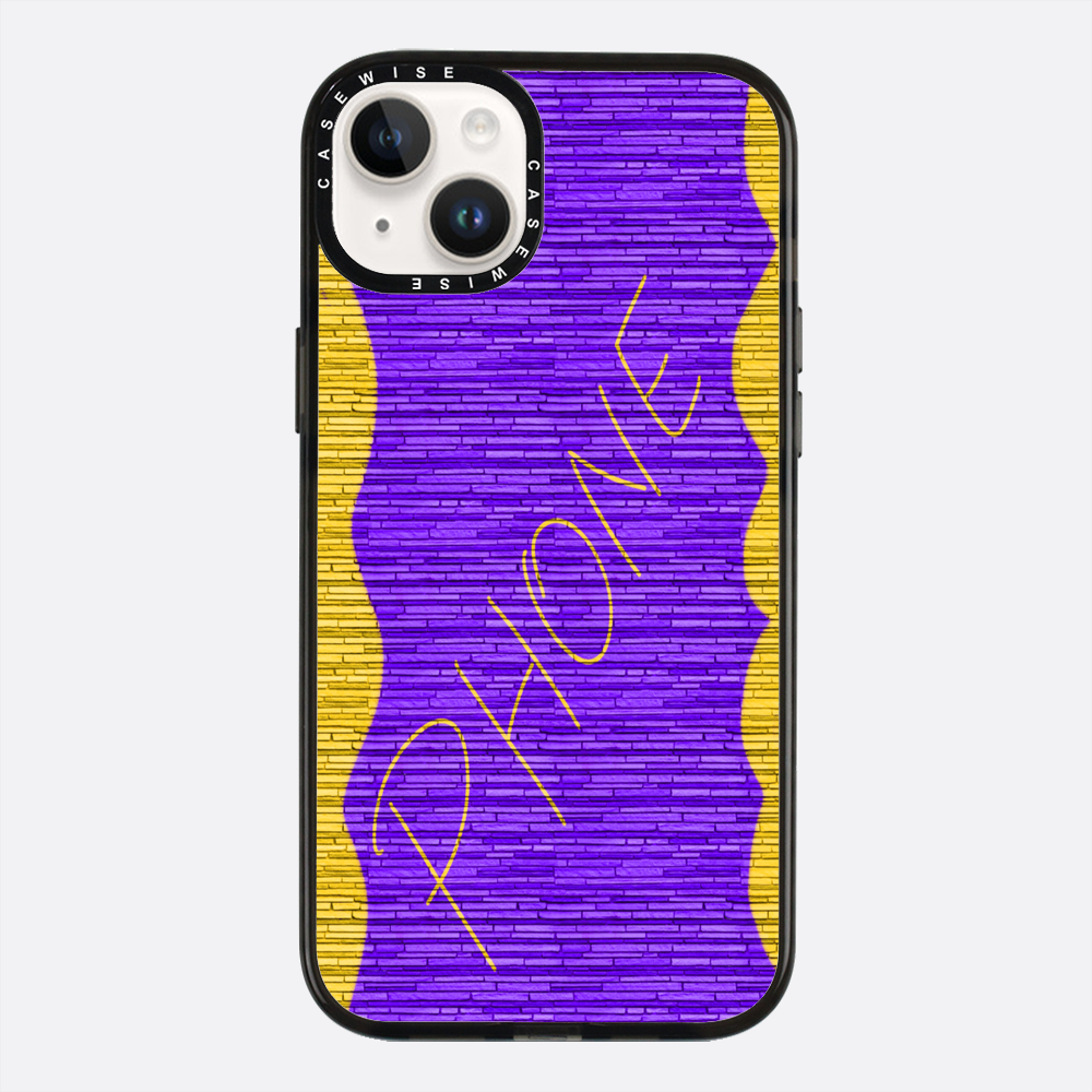 Ściana z napisem Phone - Etui