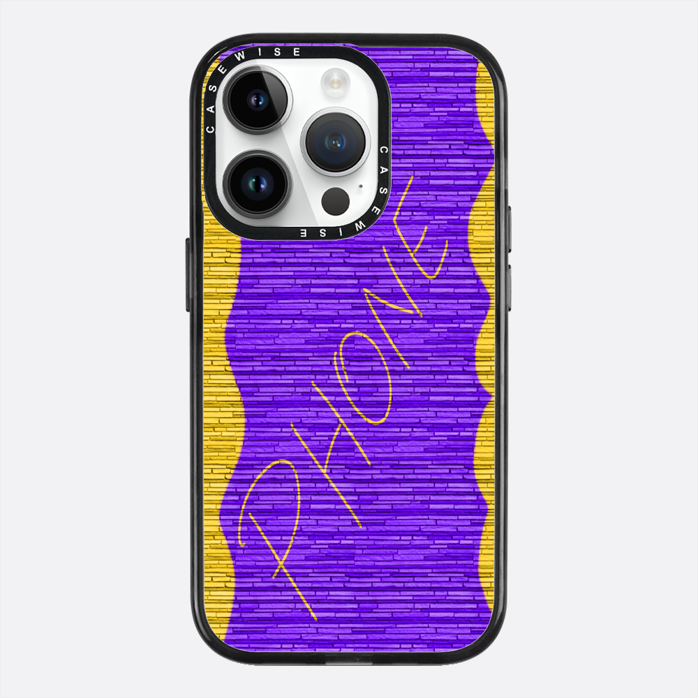 Ściana z napisem Phone - Etui