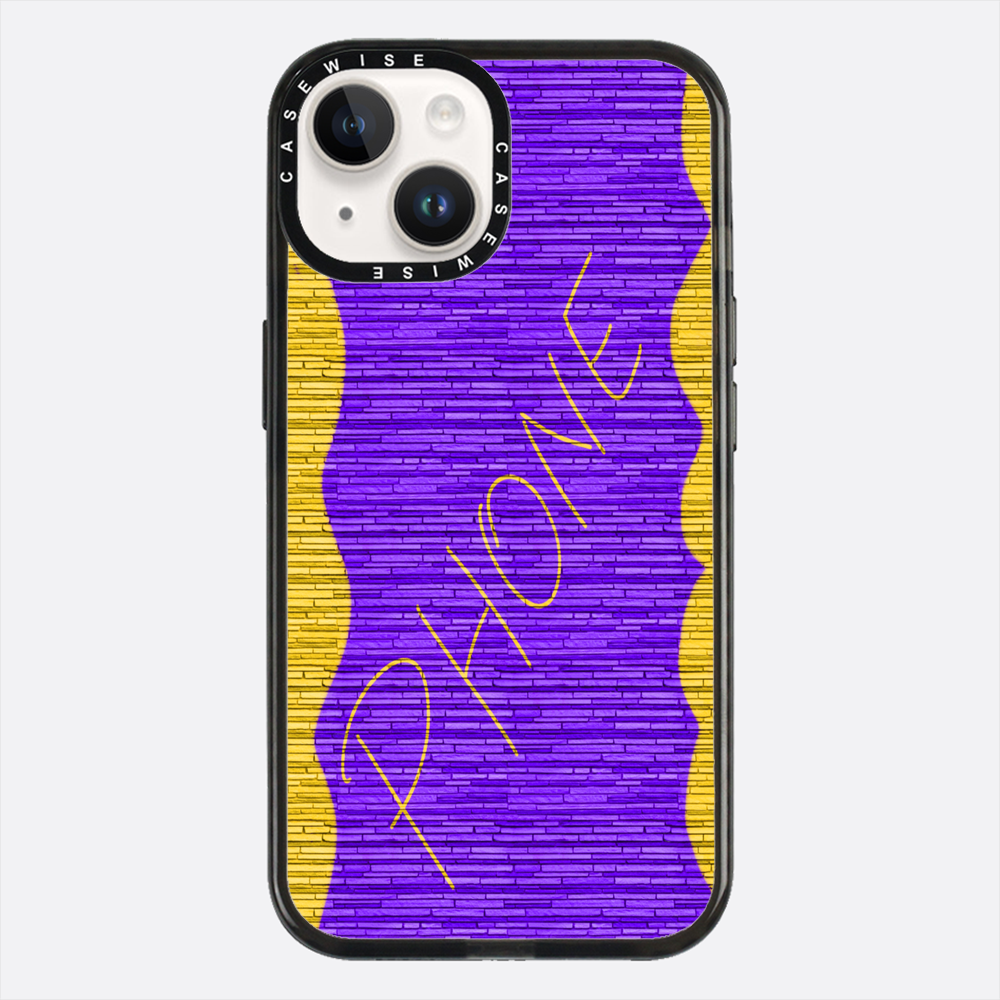 Ściana z napisem Phone - Etui