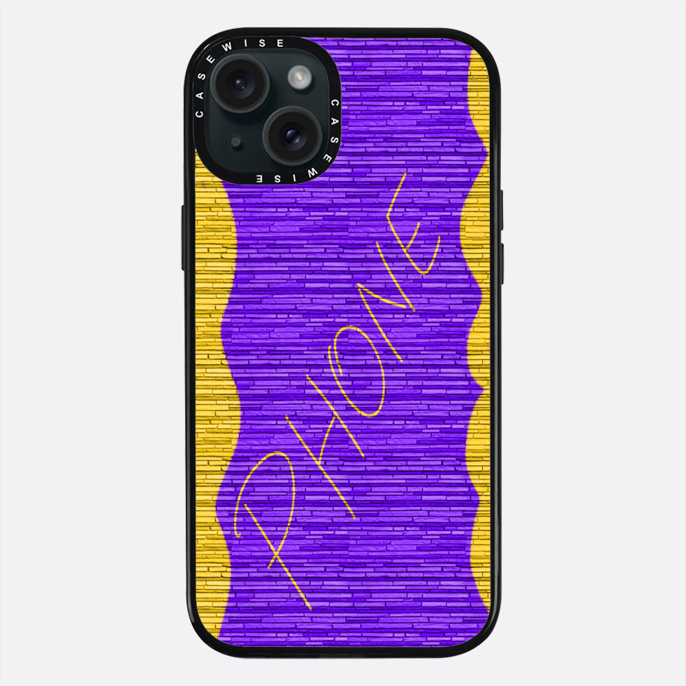 Ściana z napisem Phone - Etui