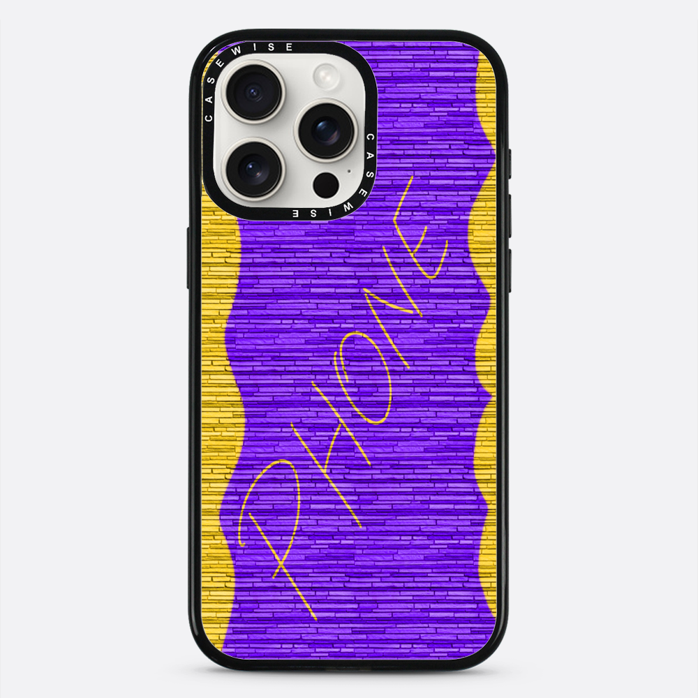 Ściana z napisem Phone - Etui