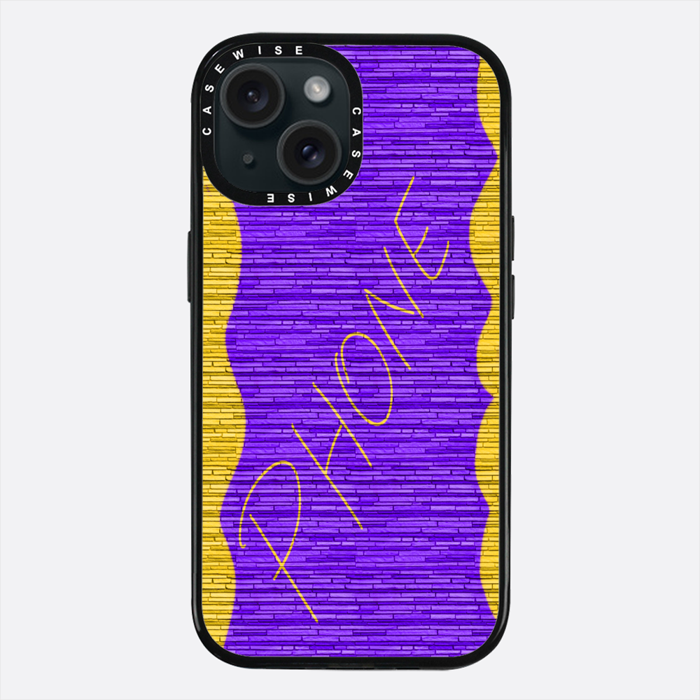 Ściana z napisem Phone - Etui