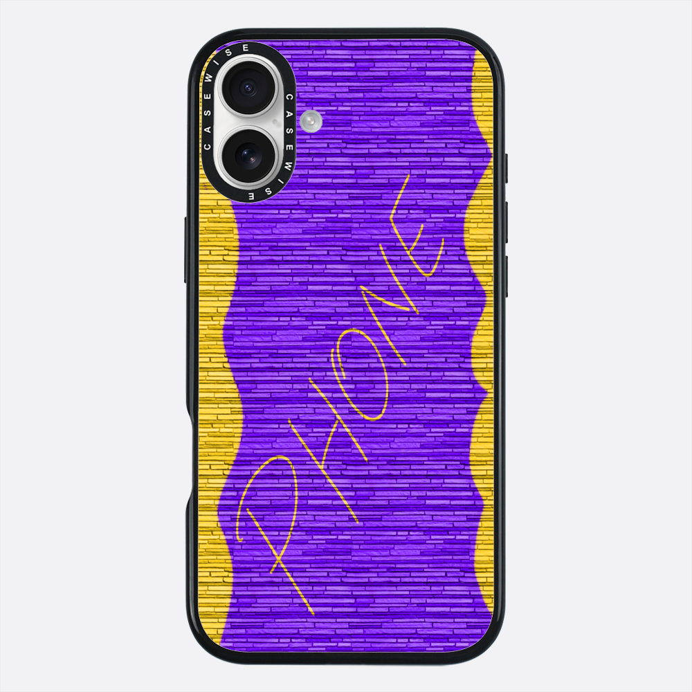 Ściana z napisem Phone - Etui
