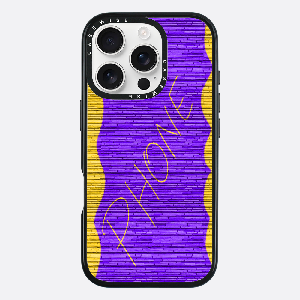 Ściana z napisem Phone - Etui