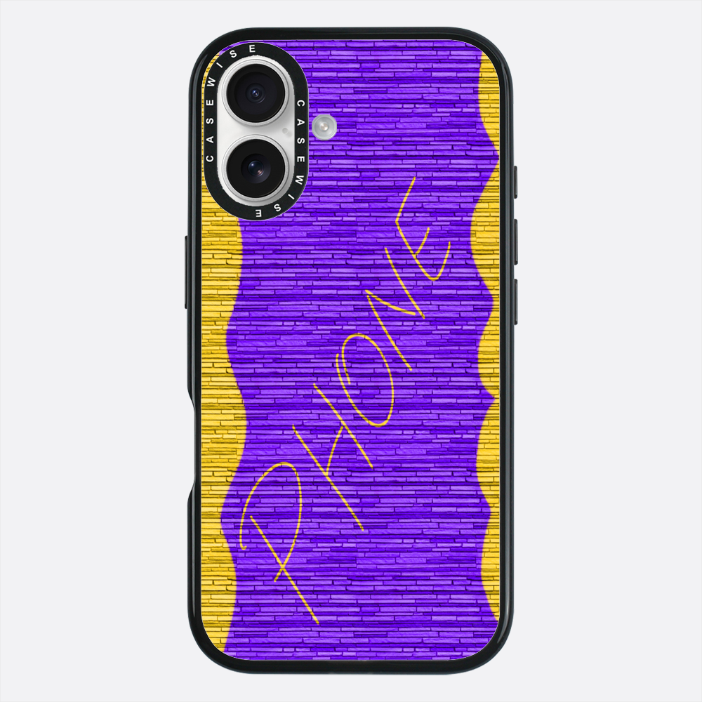 Ściana z napisem Phone - Etui