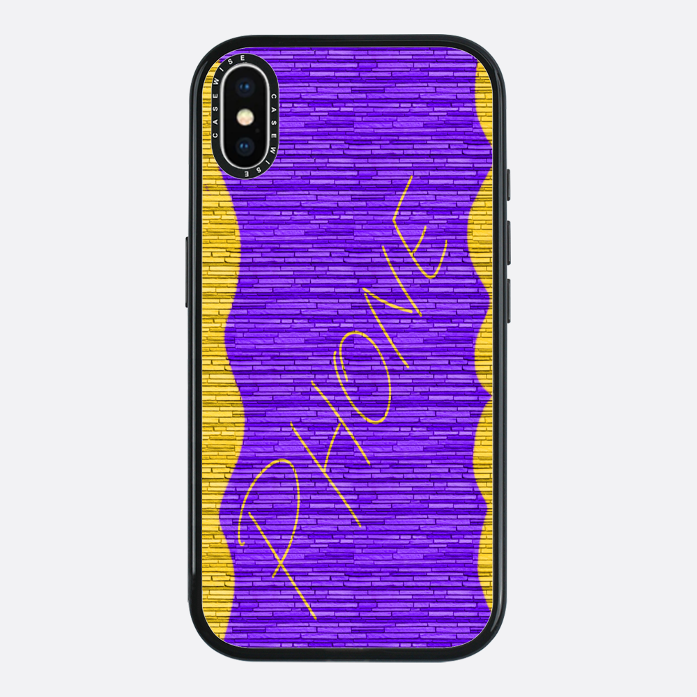 Ściana z napisem Phone - Etui