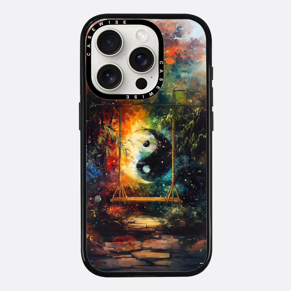 Malowane Yin i Yang - Etui