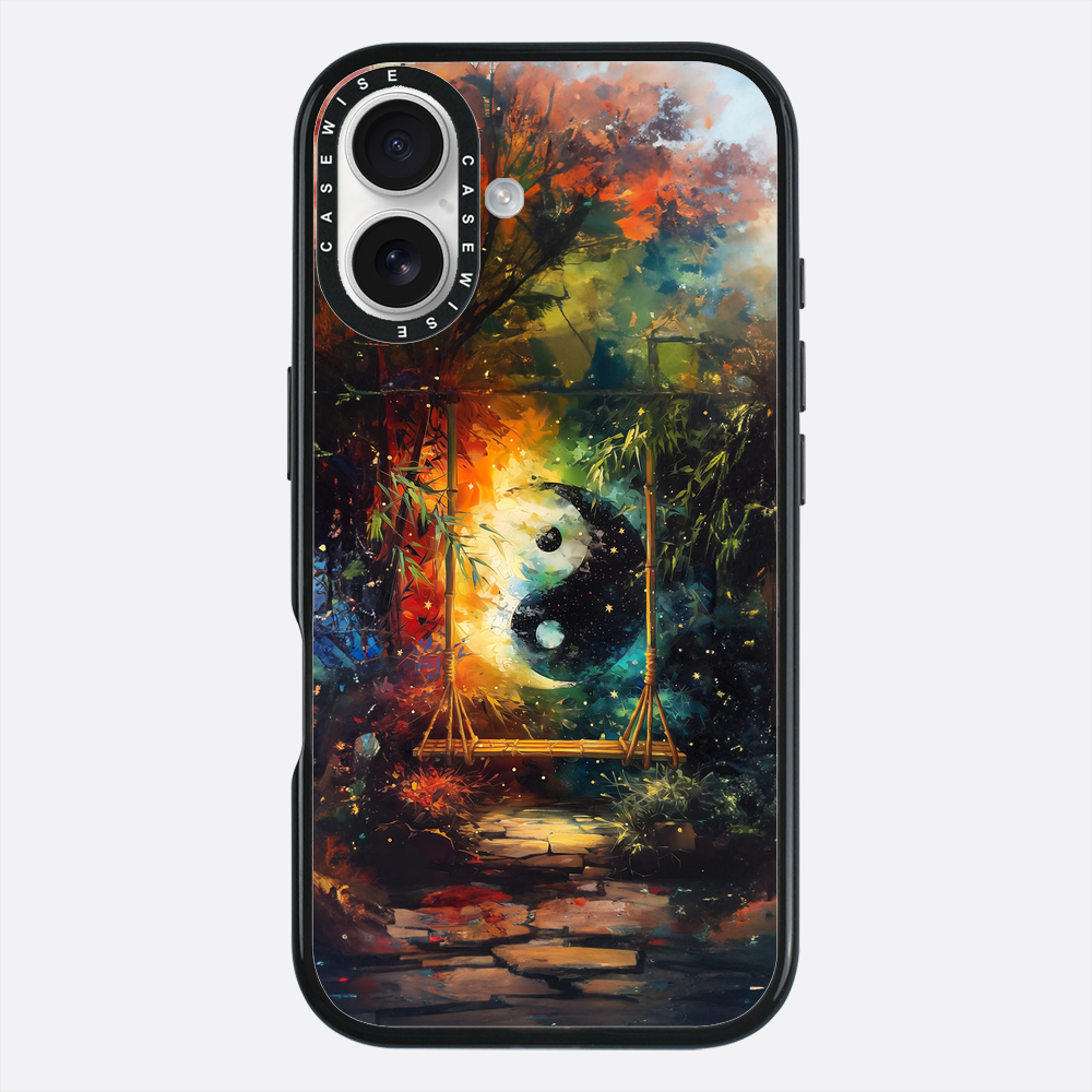 Malowane Yin i Yang - Etui