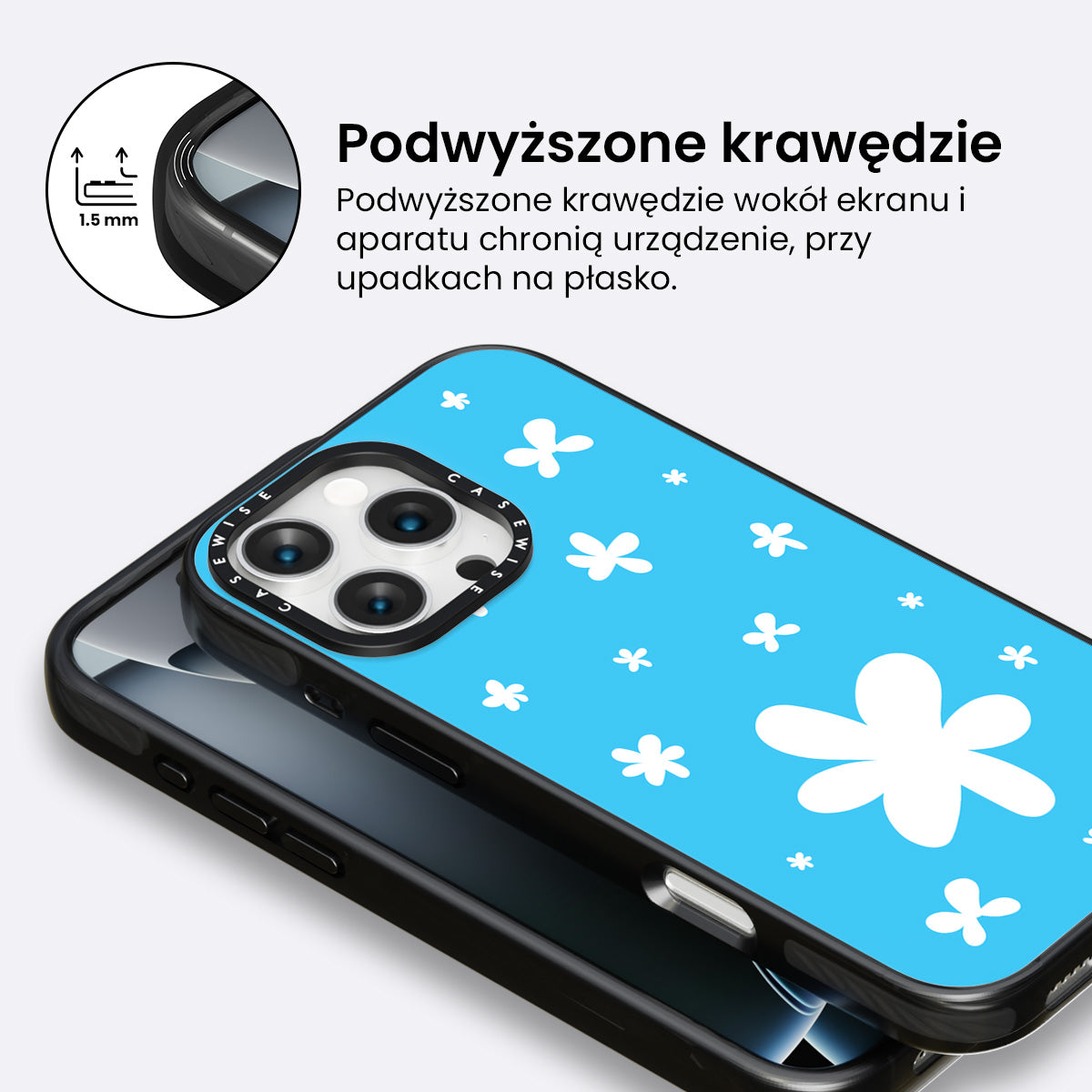 Chmurki w kształcie kwiatów - Etui