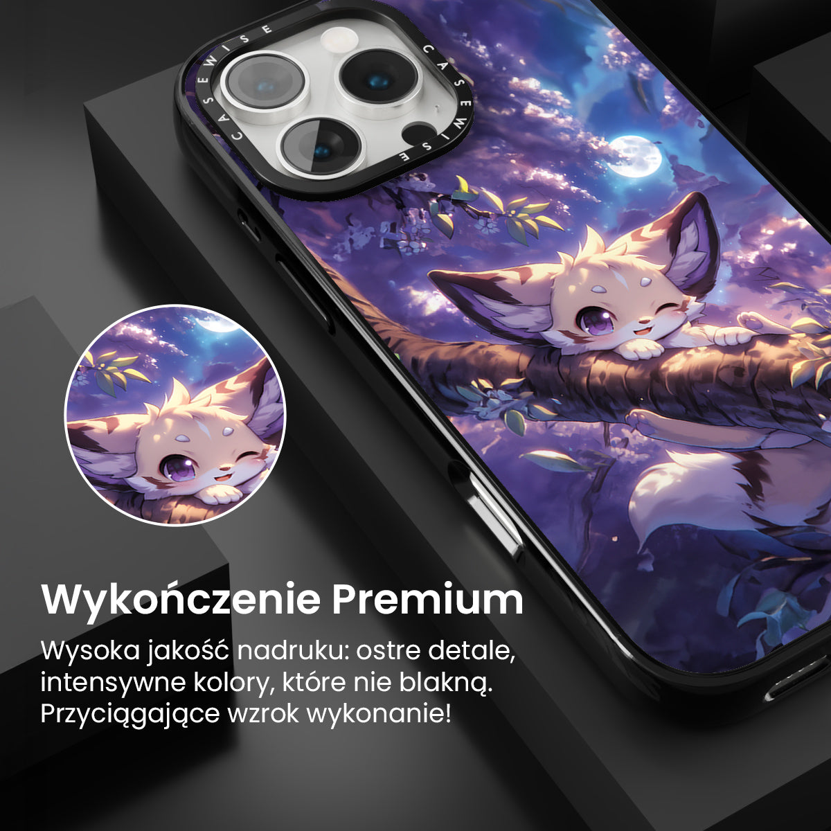 Uroczy Kitsune Fox - Etui