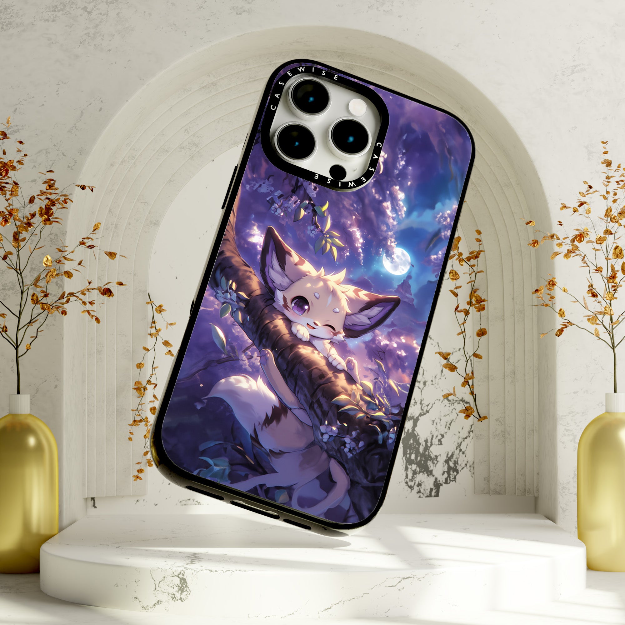 Uroczy Kitsune Fox - Etui