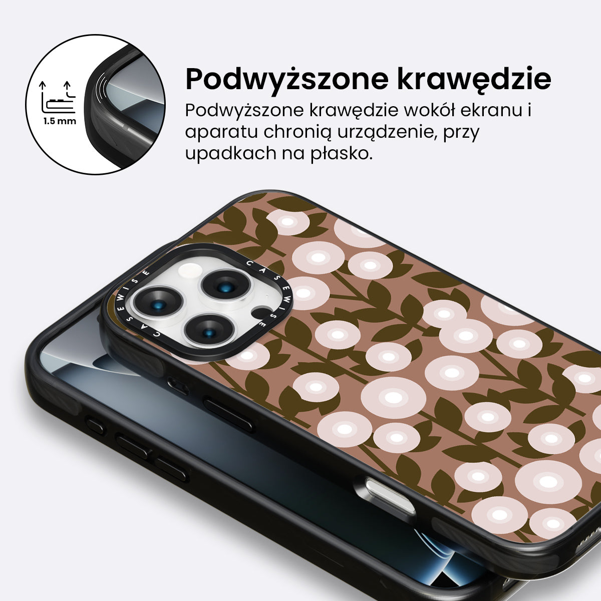 Retro kwiat - Etui