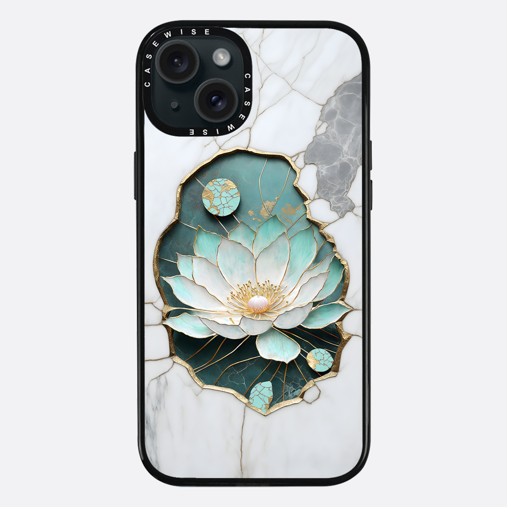 Abstract Lotus Kintsugi - Etui