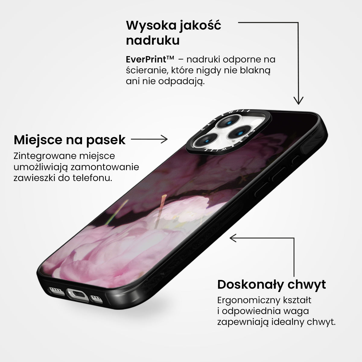 Delikatność 2- płatki kwiatów - Etui