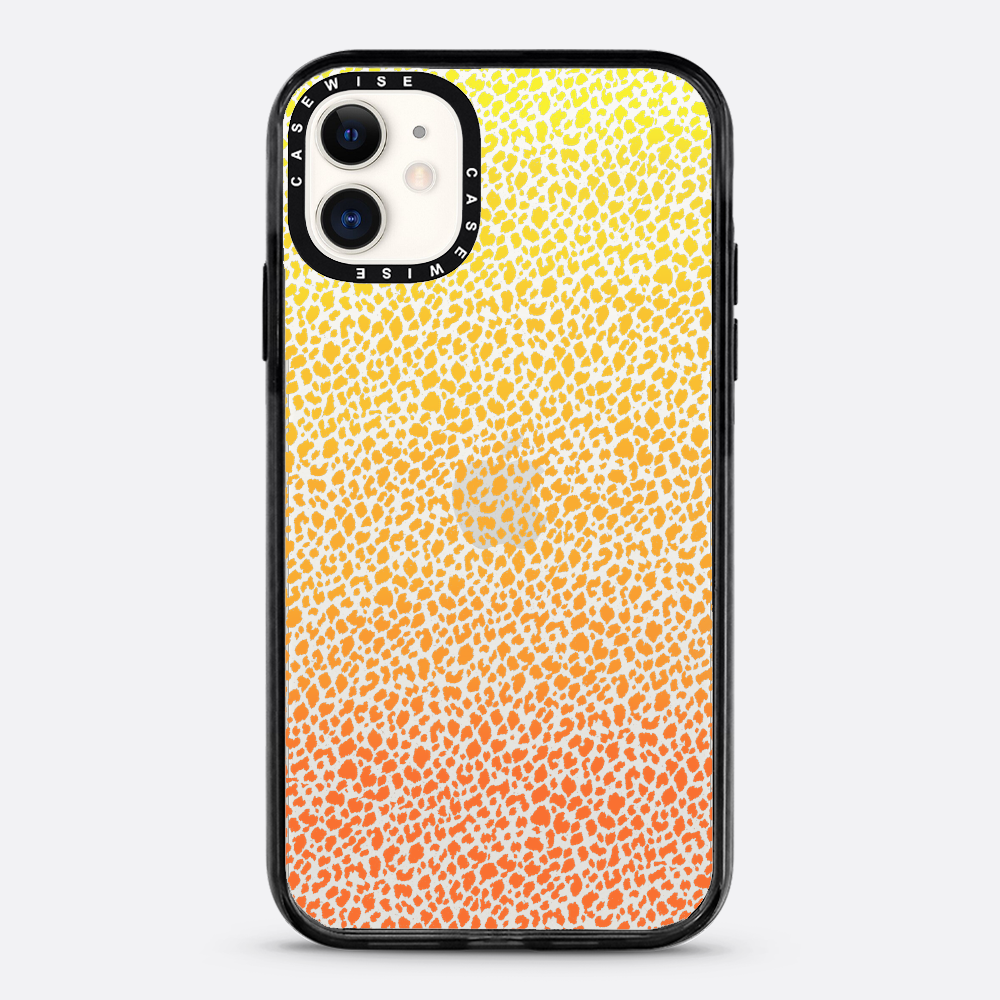 Pomarańczowa Pantera Ombré - Etui