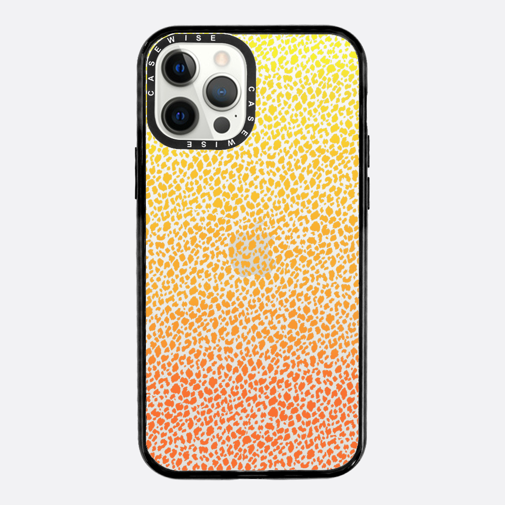 Pomarańczowa Pantera Ombré - Etui