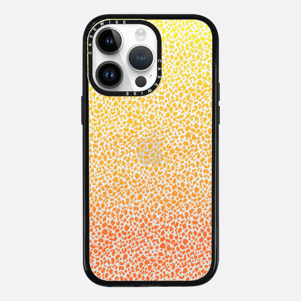 Pomarańczowa Pantera Ombré - Etui