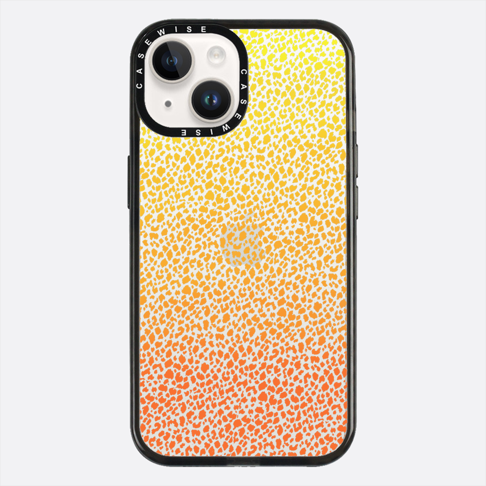 Pomarańczowa Pantera Ombré - Etui