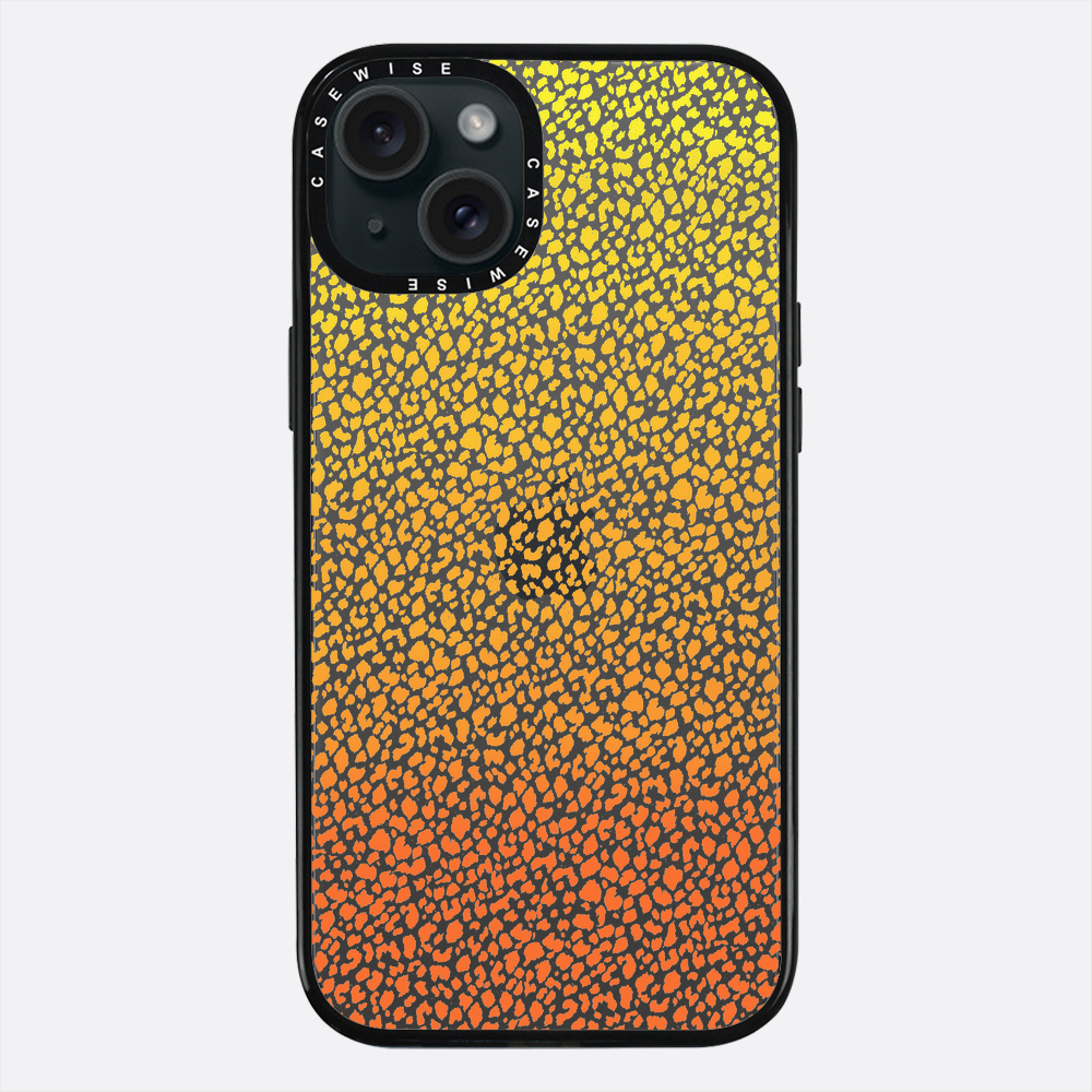 Pomarańczowa Pantera Ombré - Etui