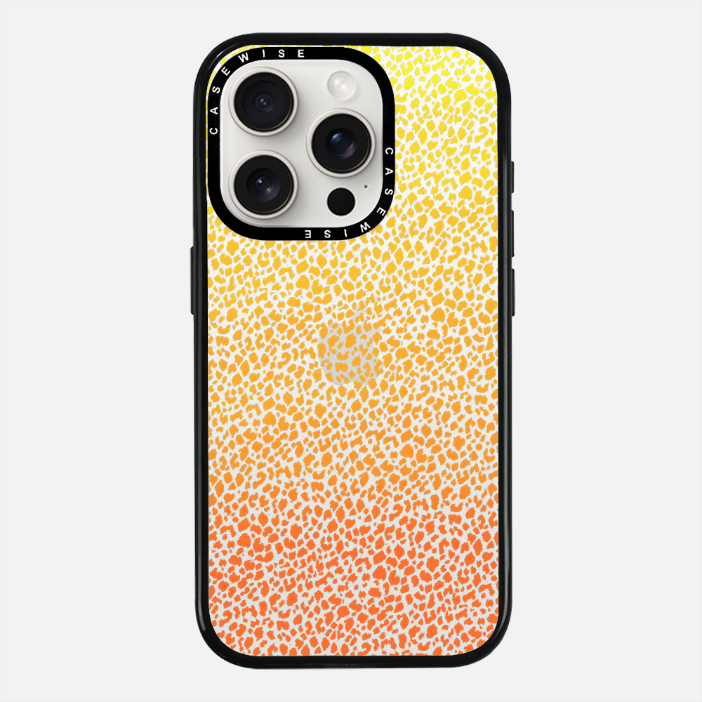 Pomarańczowa Pantera Ombré - Etui