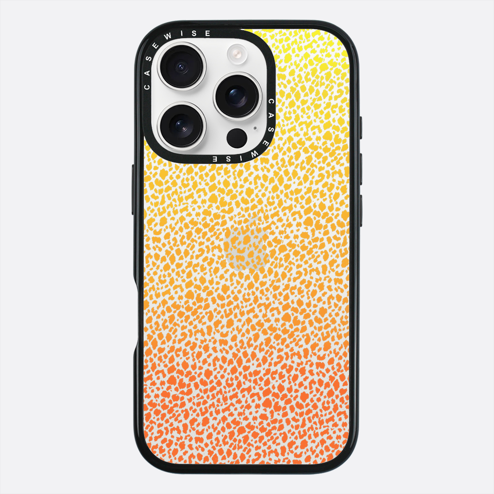 Pomarańczowa Pantera Ombré - Etui