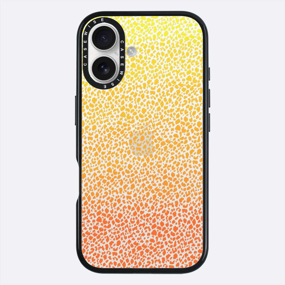 Pomarańczowa Pantera Ombré - Etui