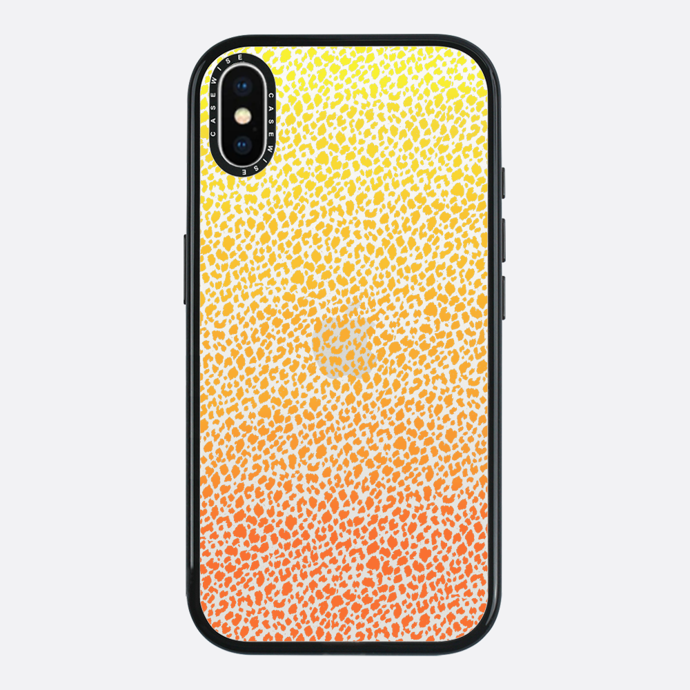 Pomarańczowa Pantera Ombré - Etui