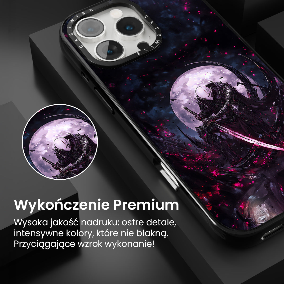 Głęboki Mroczny Samurajski Władca - Etui